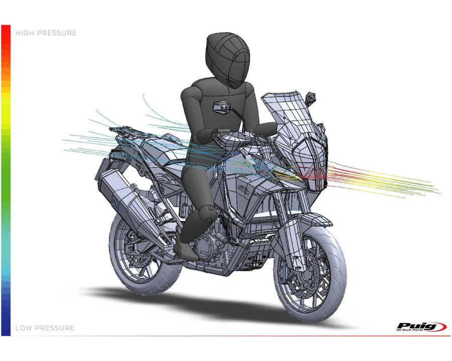 KTM 1290 SUPER ADVENTURE T [2023] – Upper Deflector – Transparent