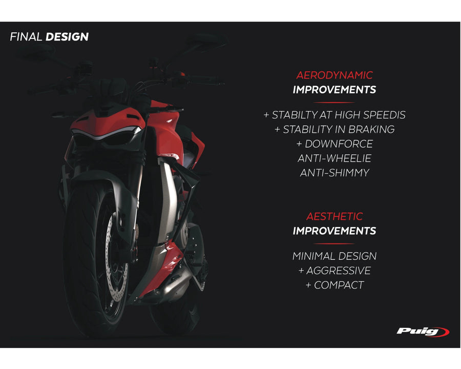 DUCATI STREETFIGHTER V2 [2024] – Naked fairing windshield side
