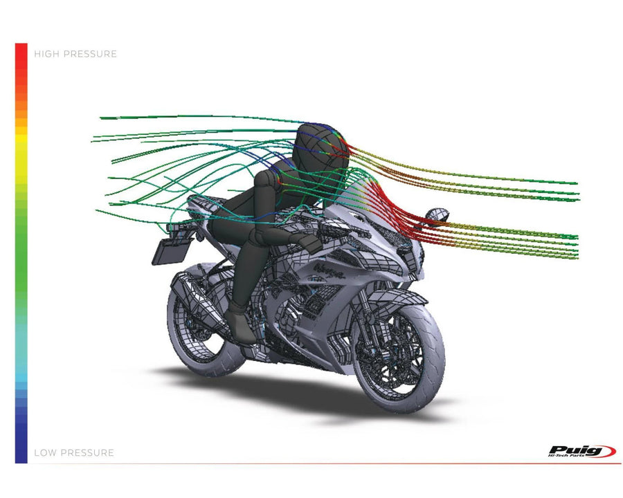 KAWASAKI ZX-10RR NINJA PERFORMANCE [2018] – R-Racer Screen – Tinted