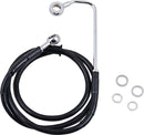 harley davidson flstc [DRAG SPECIALTIES] - Extended stainless steel brake line-1