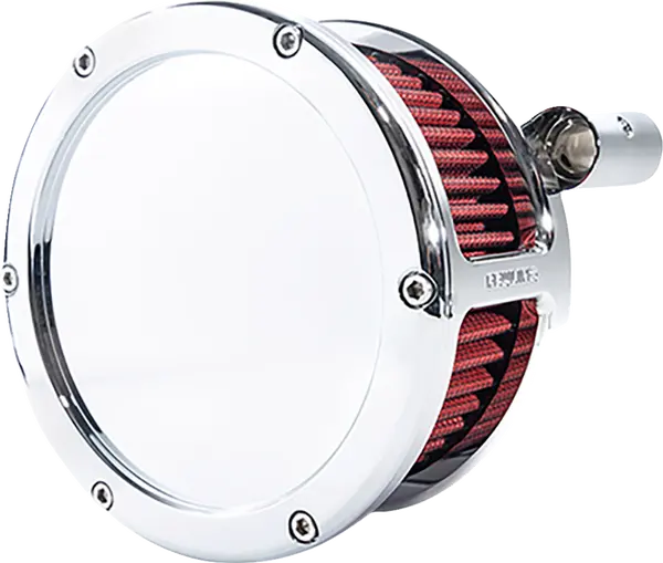 Harley-Davidson FLTCU 1340 Tour Glide Ultra Classic [1993] - BA air filter kit - Surface: Chrome-plated, Red - Image 2