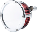 Harley-Davidson FXR 1340 Super Glide [1994] - BA air filter kit - Surface: Chrome-plated, Red - Image 1