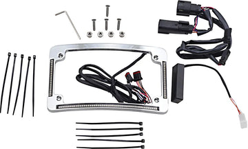 harley davidson flhr [CUSTOM DYNAMICS] – LED radius license plate frame