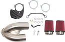 Harley-Davidson FLFBS 1923 Softail Fat Boy 117 [2025] - Tuned Induction Luftfilterkit – Oberfläche: Silber – Bild 1