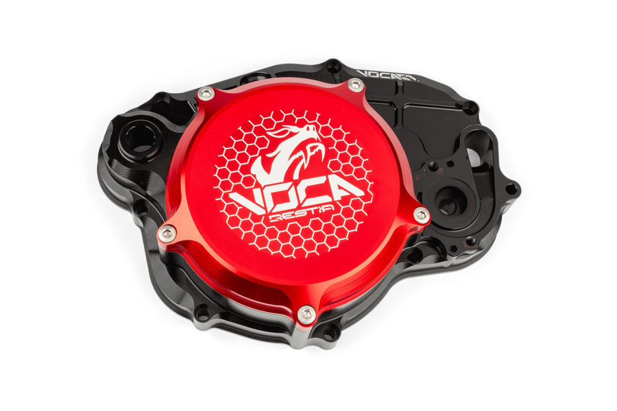 Beta RR Track 50 2T - Kupplungsdeckel Schwarz Rot