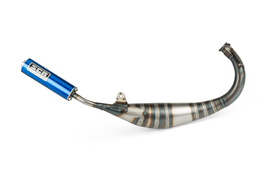Fantic XE 50 2T - Auspuff Racing Line 70 80 Blau