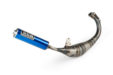 Aprilia SX SM 50 2T D50B0 [2007–] - Exhaust Racing Line 70 80 Blue