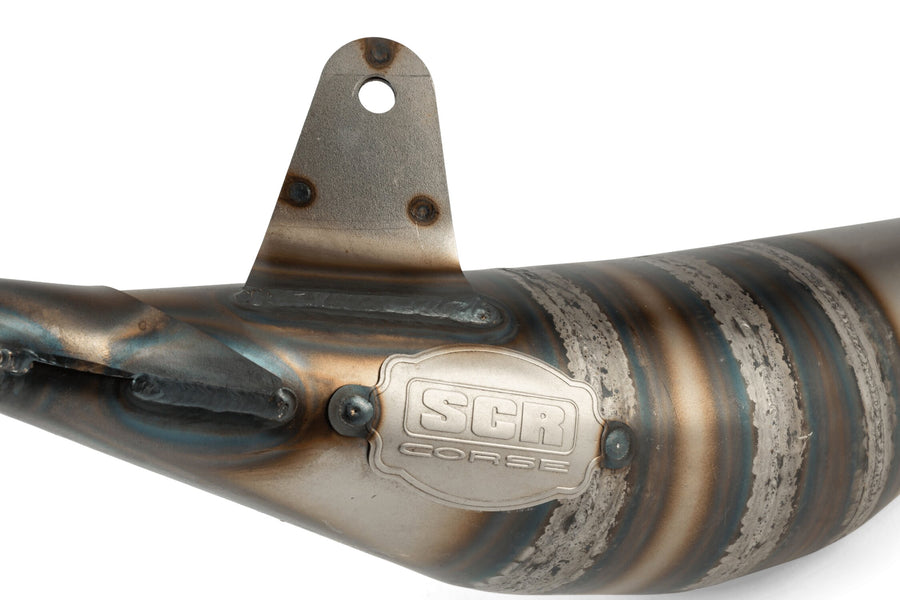 Derbi Senda X-Race SM '05 - '10 50 2T D50B0 - Auspuff Racing Line 70 80 Blau