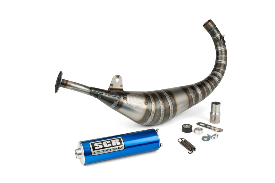 Generic Trigger X-Enduro 50 2T AM6 - Auspuff Racing Line 80 90 Blau
