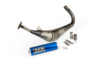 Fantic XE 50 2T - Auspuff Handmade 50-70 blau