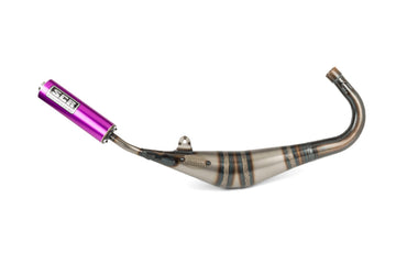 Beta RR Enduro 50 2T - Exhaust Handmade 50-70 purple