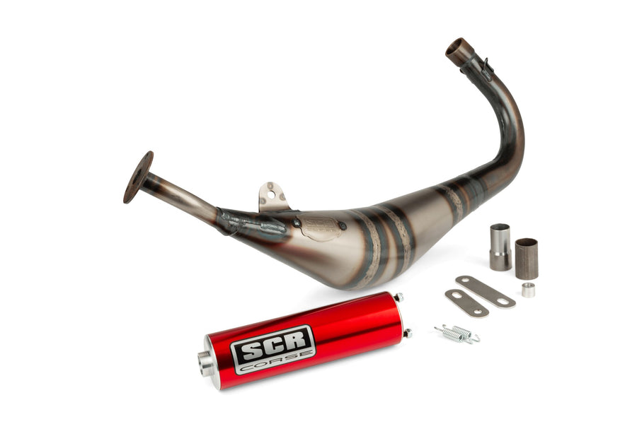 Fantic XE 50 2T - Auspuff Handmade 50-70 rot
