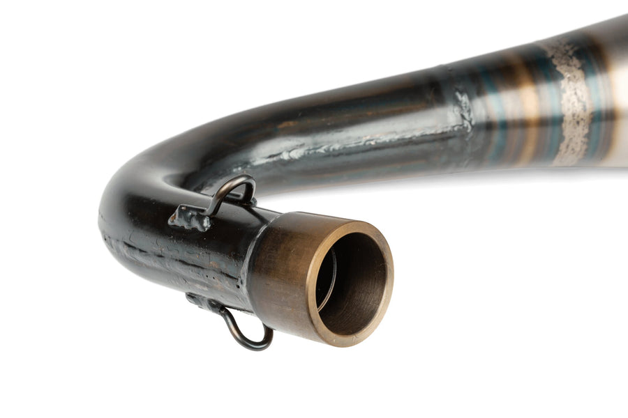 Beta RR Track 50 2T - Auspuff Handmade 50-70 rot