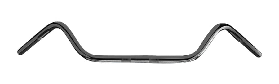 Motorcycle driver Ø 25 - handlebar for chopper and cruiser 885 mm wide, black