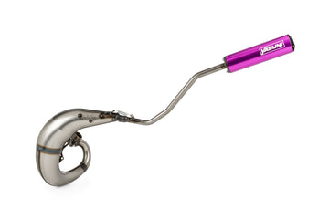 Beta RR Enduro 50 2T - Exhaust Cross ML Purple Left