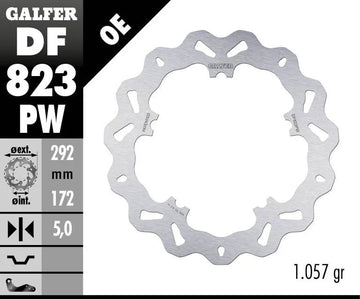 Harley-Davidson VRSCSE 1250 V-Rod Screamin Eagle [2005] - Wave® brake disc - picture 2
