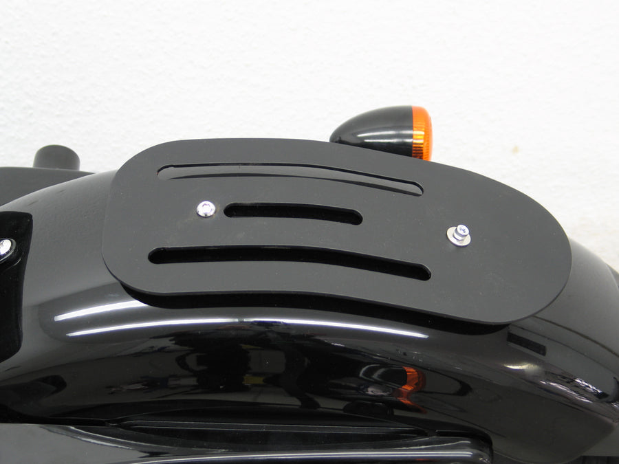 Harley Davidson Sportser Forty-Eight [2010-2020]-passenger rack made of sheet metal, black