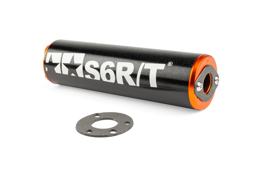Aprilia SX 50 2T - Auspuff R/T Hoch Schwarzorange