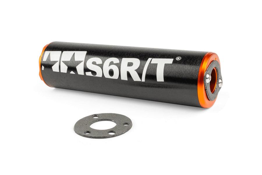 Derbi Senda DRD X-Treme SM '10 - '17 50 2T D50B0 - Auspuff 80-90 Schwarz / Orange
