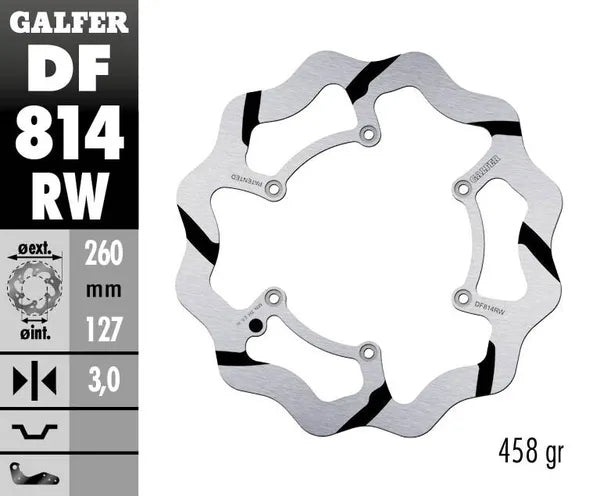 Beta RR 480 Racing [2015] - BREMSSCHEIBE FIXED WAVE GROOVED OVERSIZE – Bild 4