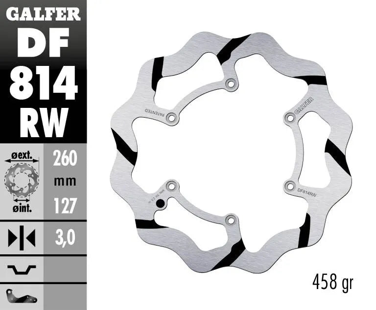 Beta RR 480 Racing [2015] - BREMSSCHEIBE FIXED WAVE GROOVED OVERSIZE – Bild 2