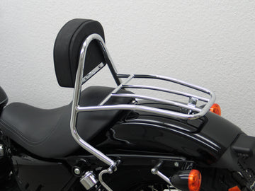Harley Davidson Sportser Evo 883/1200 (Custom [2004-2020] - driver Sissy bar with pillows and luggage rack