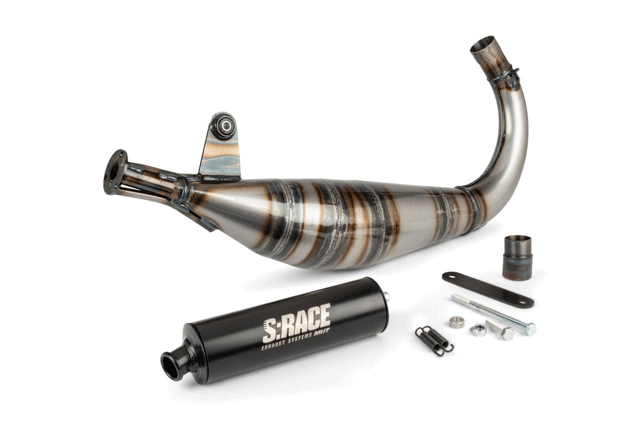 Beta RR Enduro 50 2T - Exhaust S Race 85-100 Low-Mount Black