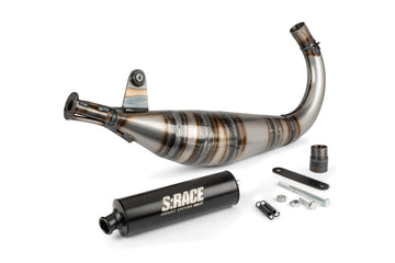 Beta RR SM 50 2T - Auspuff S Race 85-100 Low-Mount Schwarz