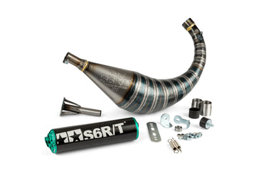 Beta RR-T SM 50 2T - Auspuff R/T 70 - 80 Schwarz / Türkis