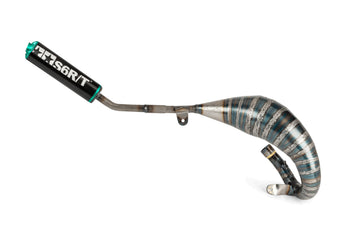 Beta RR Enduro 50 2T - Exhaust R/T 70-80 Black / Turquoise