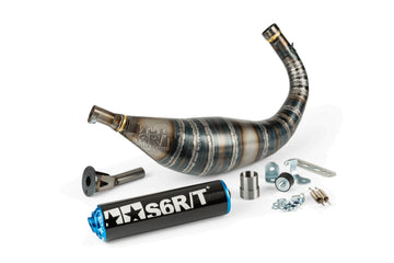 Beta RR SM 50 2T - Exhaust R/T 80-90 Black / Blue