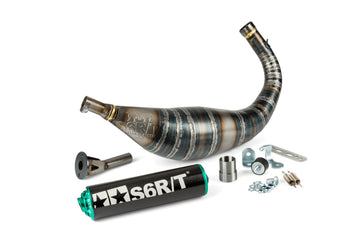 Beta RR SM 50 2T - Exhaust R/T 80-90 Black / Turquoise