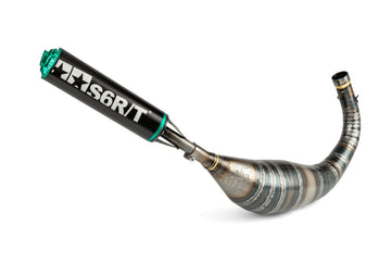 Beta RR SM 50 2T - Exhaust R/T 80-90 Black / Turquoise