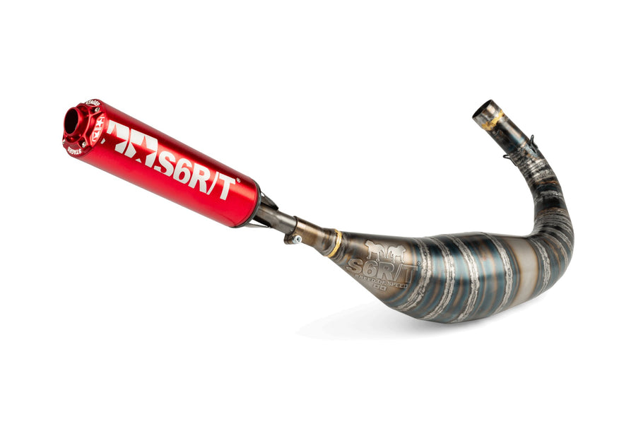 Fantic XM 50 2T - Auspuff R/T 90-100 Rot