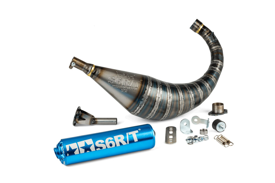 Derbi Senda DRD X-Treme SM '10 - '17 50 2T D50B0 - Auspuff R/T 70-80 Blau