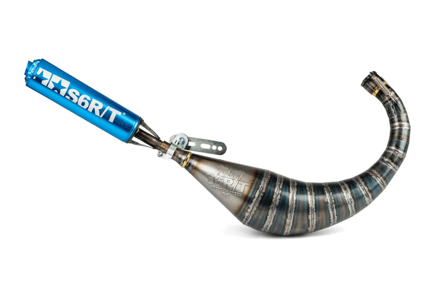 Derbi Senda X-Race SM '05 - '10 50 2T D50B0 - Auspuff R/T 70-80 Blau
