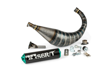 Aprilia RX 50 2T D50B1 [2006–] - Exhaust R/T 70-80 Black Turquoise