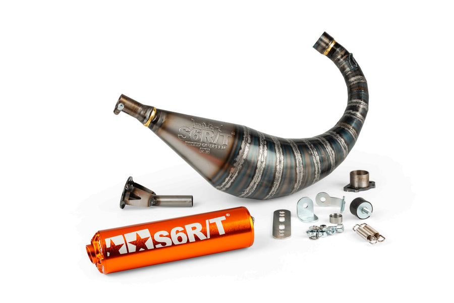 Aprilia RX 50 2T D50B1 [2006–] - Exhaust R/T 70-80 Orange