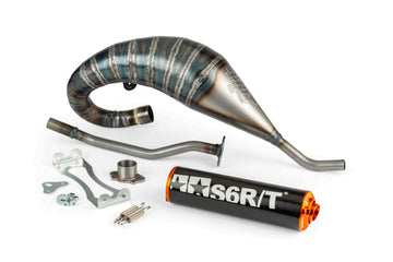 Derbi Senda DRD X-Treme SM '10 - '17 50 2T D50B0 - Auspuff R/T Hoch Schwarzorange
