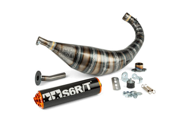 Derbi Senda DRD X-Treme SM '10 - '17 50 2T D50B0 - Auspuff 80-90 Schwarz / Orange