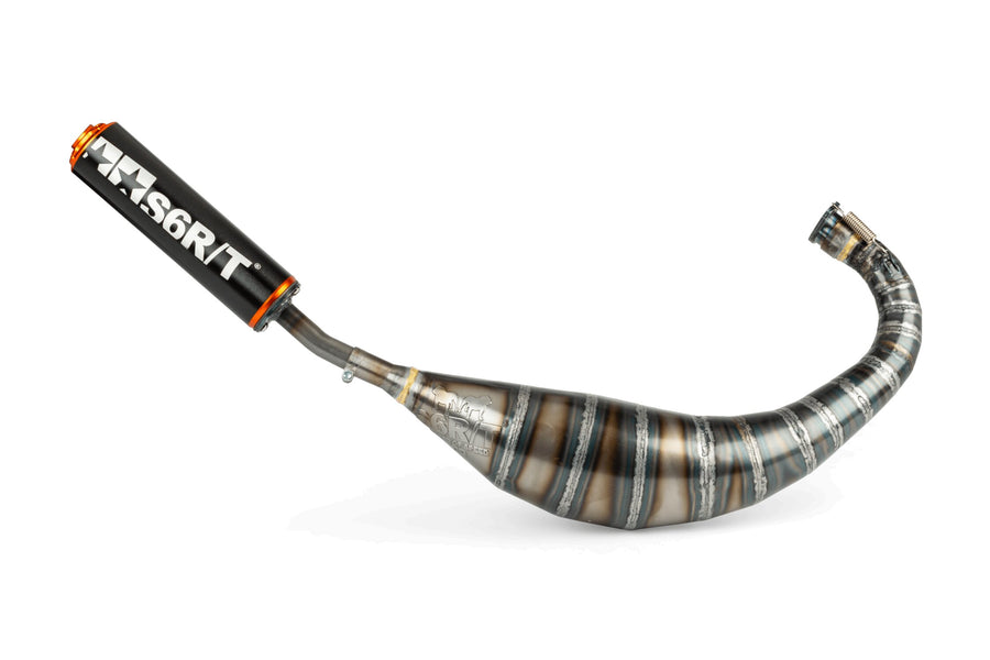 Derbi Senda DRD X-Treme SM '10 - '17 50 2T D50B0 - Auspuff 80-90 Schwarz / Orange