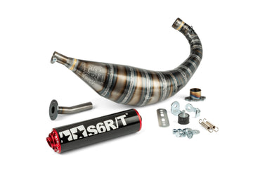 Aprilia SX SM 50 2T D50B0 [2007–] - Exhaust 80-90 Black / Red