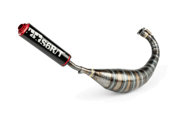 Aprilia RX 50 2T D50B1 [2006–] - Exhaust 80-90 Black / Red