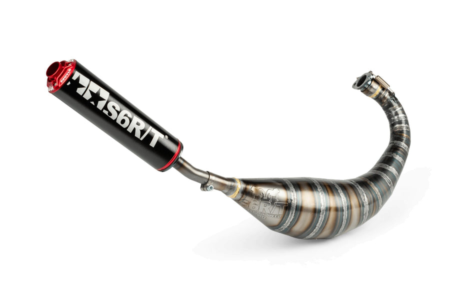 Derbi Senda DRD X-Treme SM '10 - '17 50 2T D50B0 - Auspuff 80-90 Schwarz / Rot
