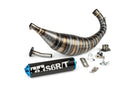Aprilia RX Factory 50 2T - Auspuff 90-100 Schwarz / Blau