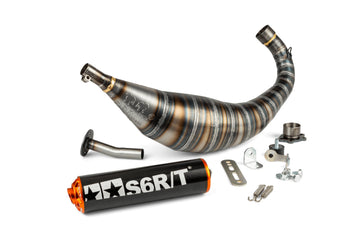 Aprilia SX 50 2T - Exhaust R/T Black Orange
