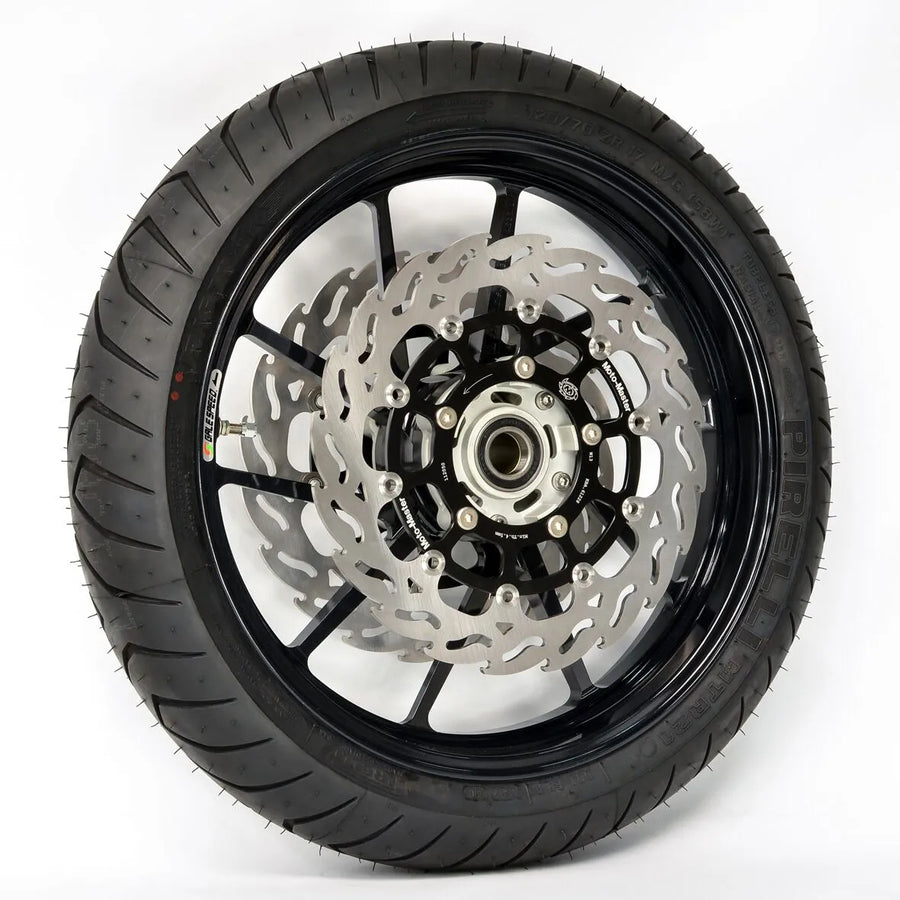 Ktm 890 Duke R [2022-2023] - Flame Series Schwimmende Bremsscheibe – Oberfläche: Schwarz – Bild 3