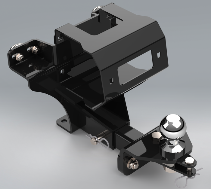 KAWASAKI BRUTE FORCE 750 [2008-2025] - Rear winch mounting kit