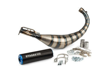 Beta RR SM 50 2T - Auspuff Streetrace 80-90 Blau
