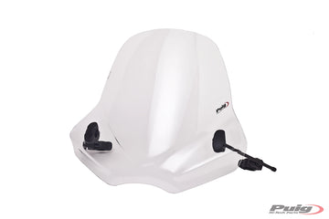YAMAHA MT-07 PURE [2024] - PUIG Touring II windshield | Clear | PUIG 7306W